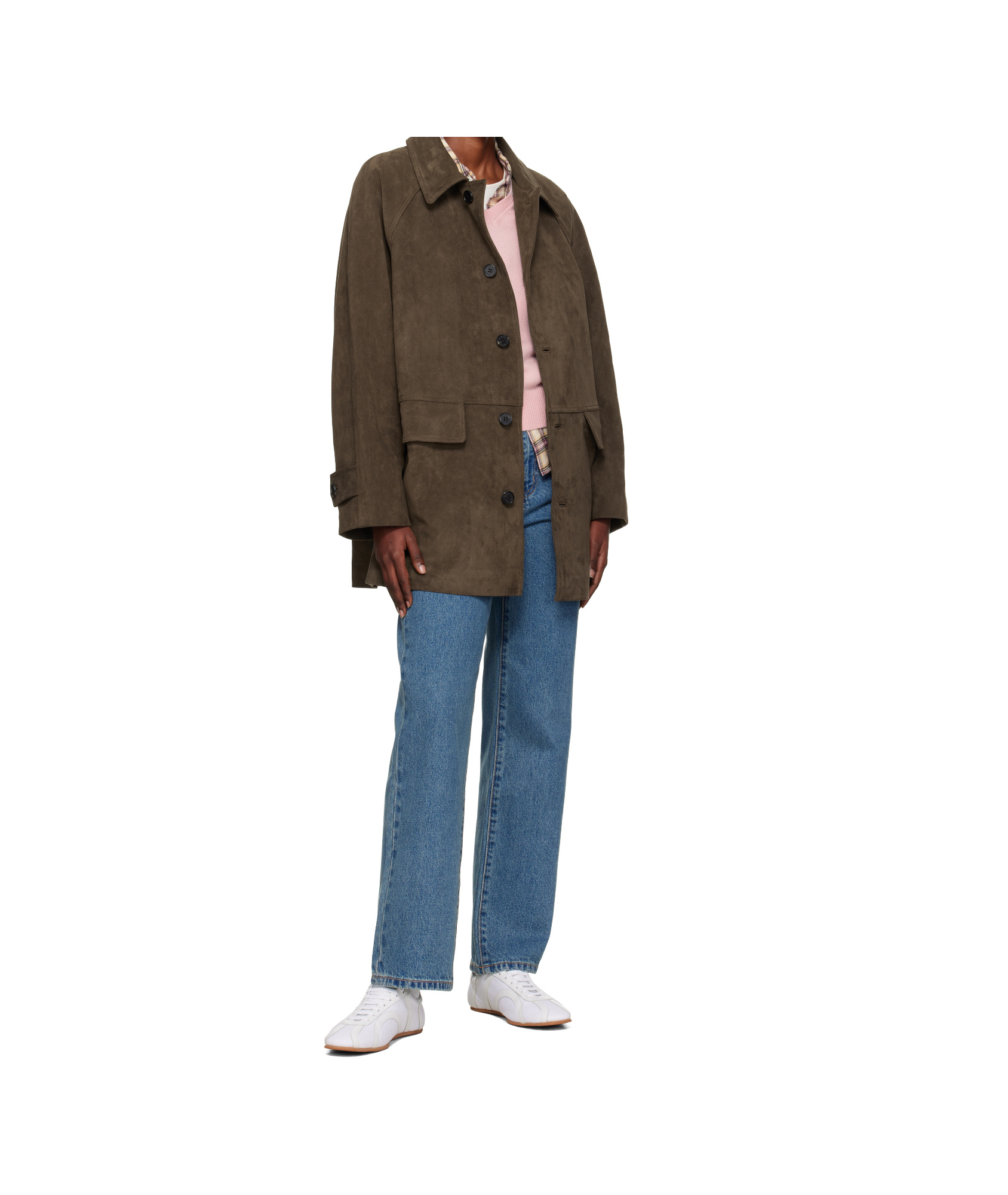 Dunst Button-down Long-sleeved Casual Jacket In Brown