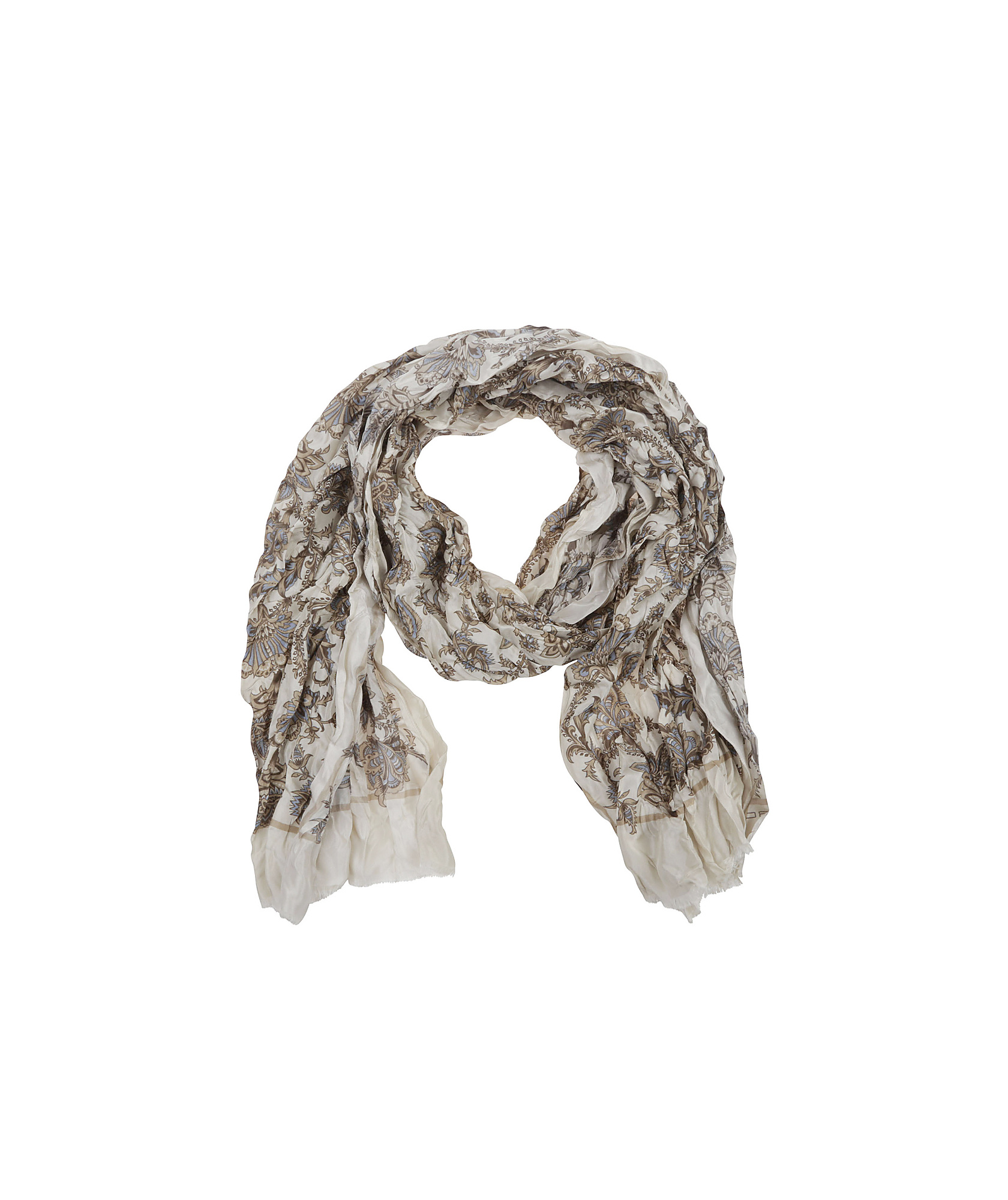 Etro Lightweight Fabric Scarf In Gray