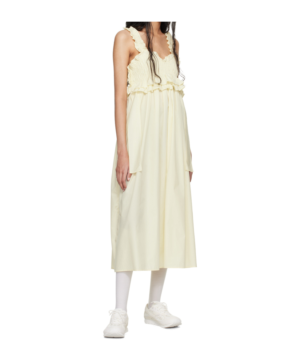 Cecilie Bahnsen Yellow Giovanna Midi Dress