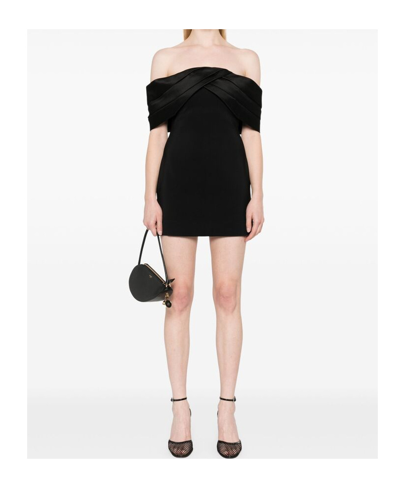 Shop Anine Bing Fleur Mini Dress In Black