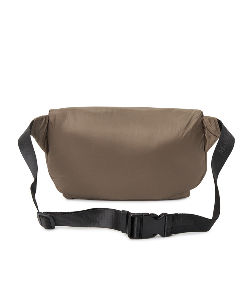 Max Mara Zippered Waist Pack In Brown