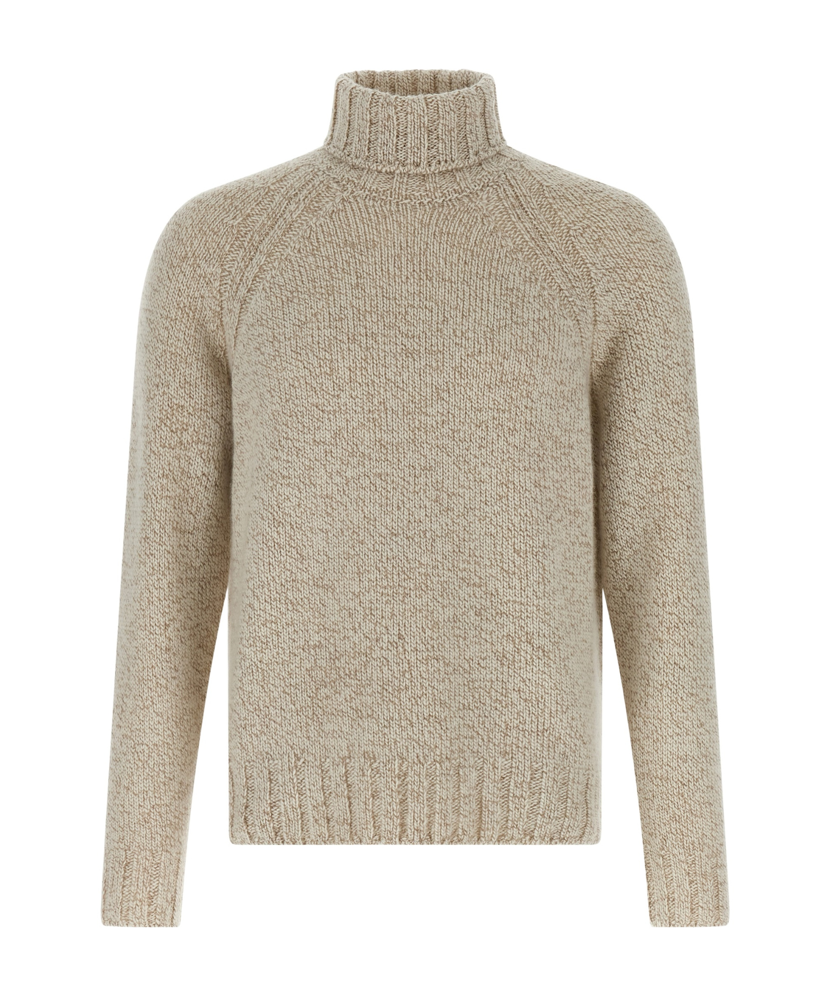 Zegna Cashmere Turtleneck Sweater Sweaters And Cardigans Beige In Neutral