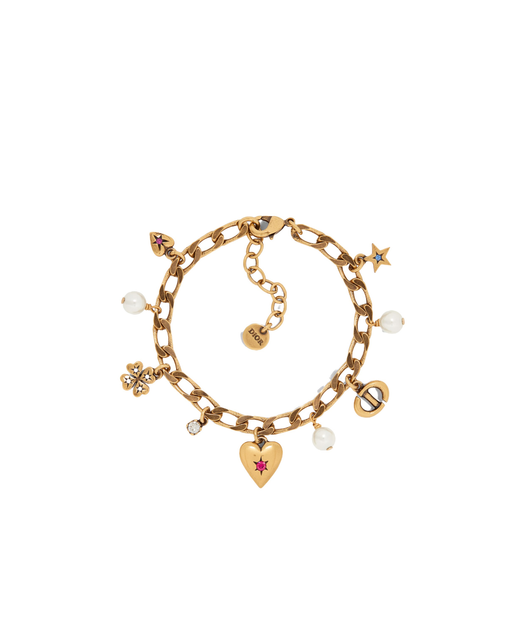 Dior Lucky Charms Bracelet In Yellow