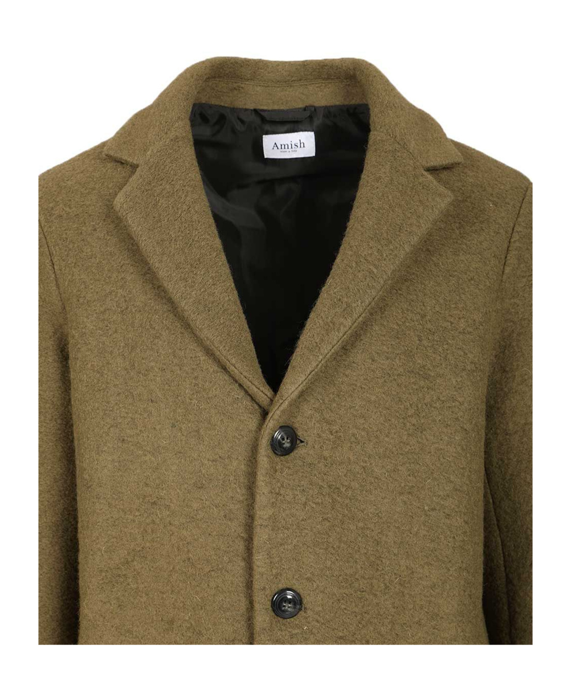 Amish Oversized Wool Blend Coat Coats Green In Green