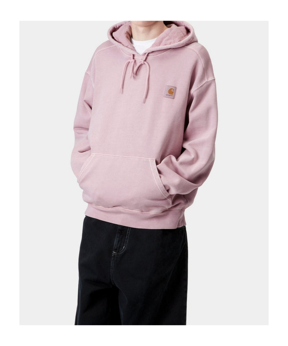 Carhartt Nelson Hoodie Sweatshirt Hortensia In Pink