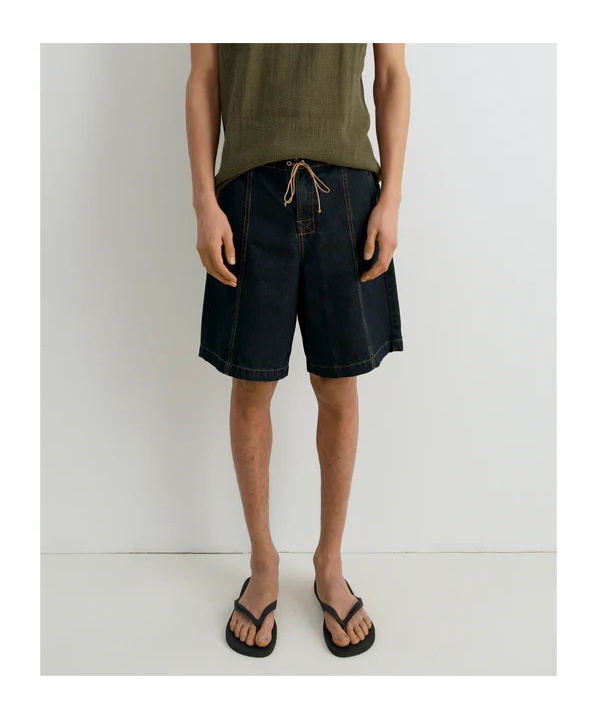 Gimaguas Relaxed Fit Drawstring Shorts In Black