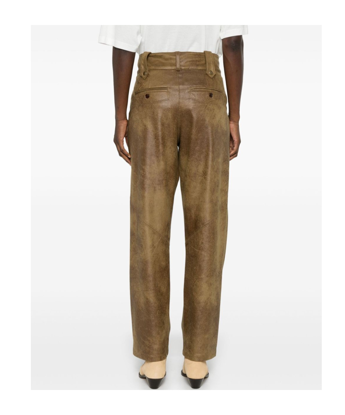 Isabel Marant Gwen Trousers In Brown