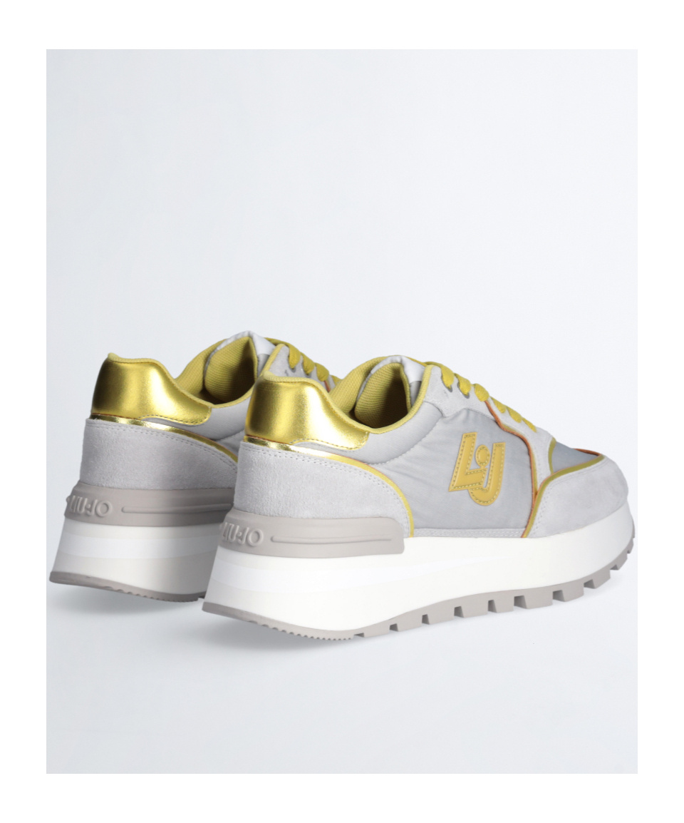 Liu •jo Round-head Sneakers In White
