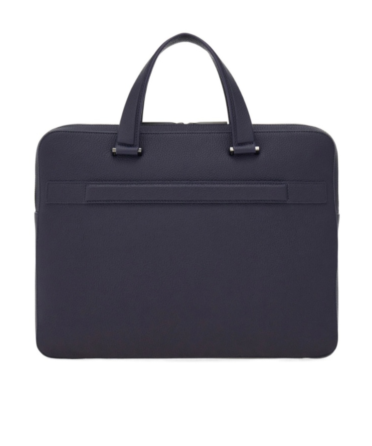 Ferragamo Embossed Gancini Briefcase (s) In Blue