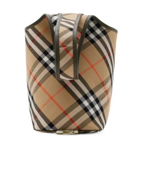Burberry Small Check-pattern Shoulder Bag In Multicolor