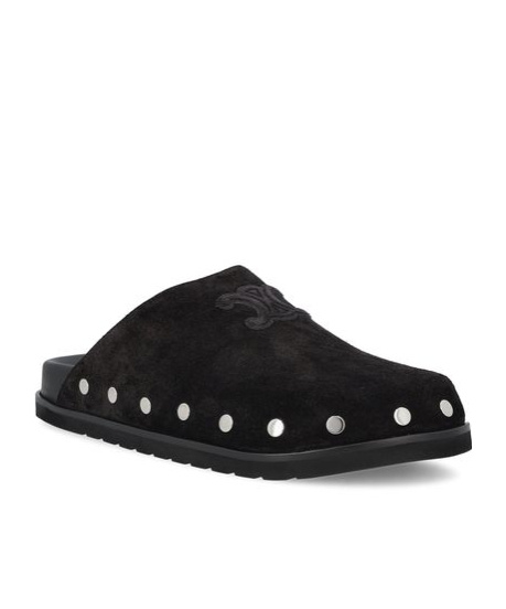 Celine Pitea Suede Mules