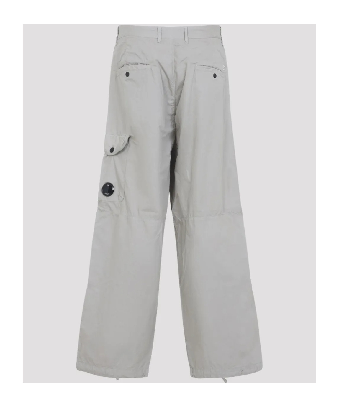 C.p. Company C.p.company London Fog Grey Cotton Cargo Pants In Gray