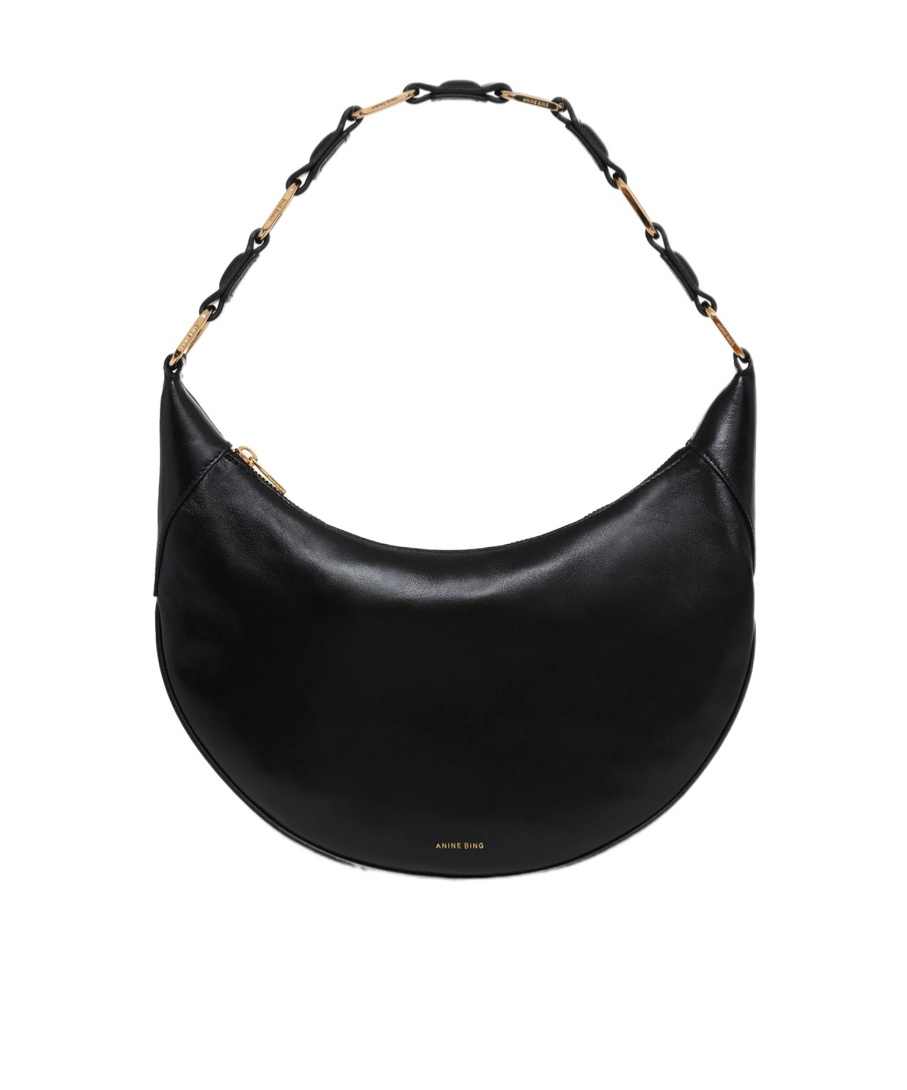 Shop Anine Bing Kate Shoulder Bag In Black