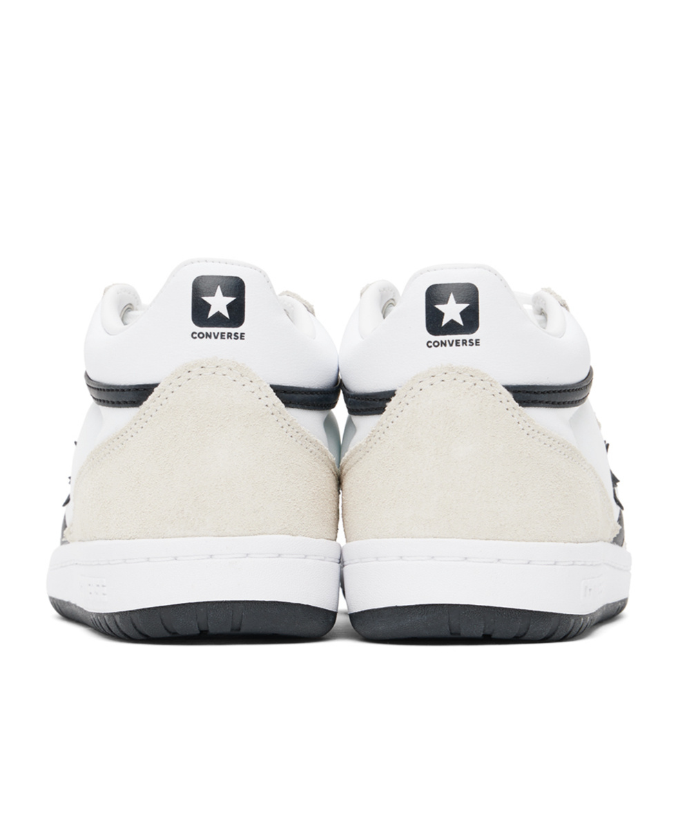 Converse Logo Lace-up Sneakers In White