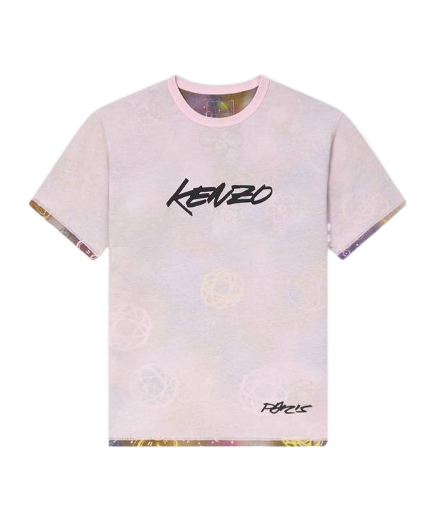 Kenzo Pink  Paris Futura 2000 Edition Reversible T-shirt In Pink