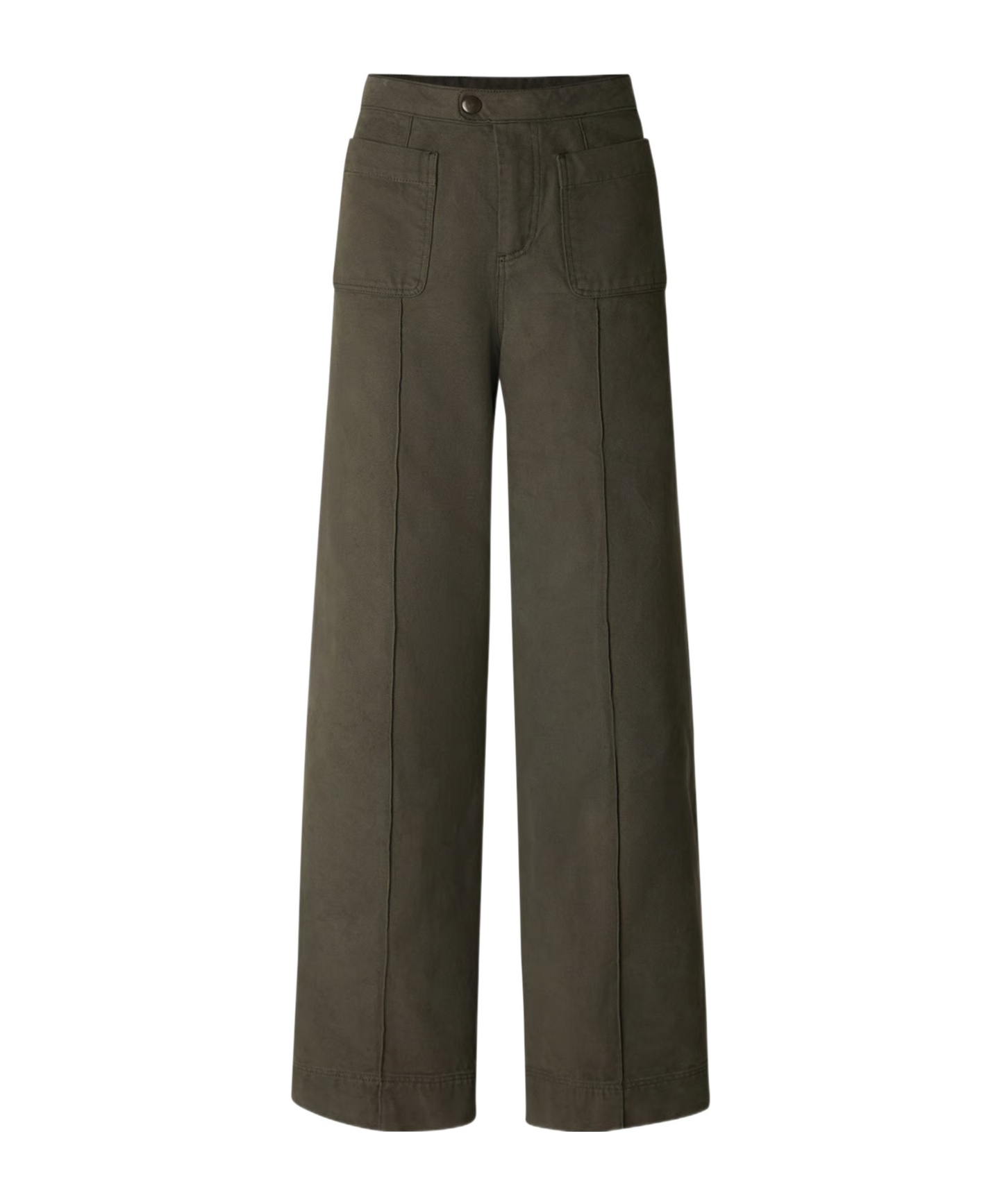 Soeur Womens Kaki Harold Straight-leg High-rise Jeans In Gray