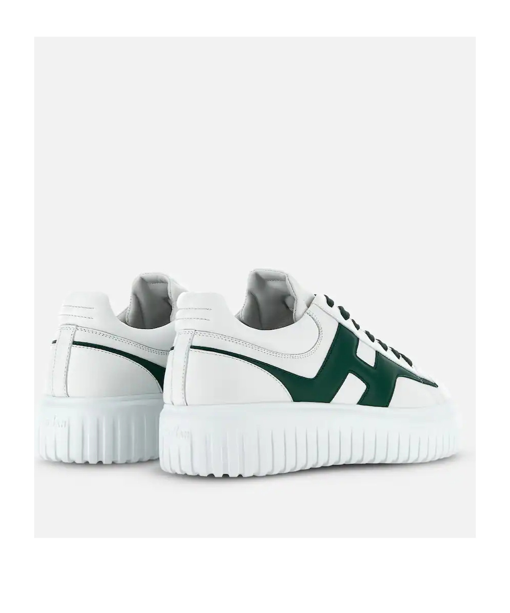 Hogan Nappa Leather Sneakers With Extralight Eva Sole In White