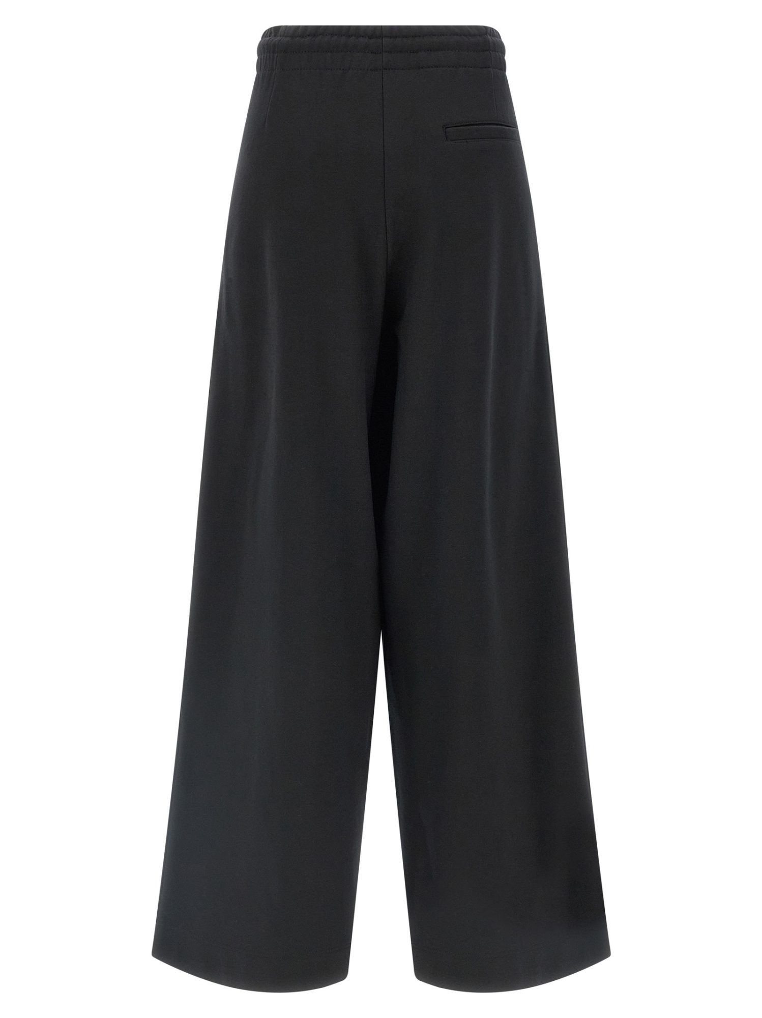 Dries Van Noten Pleated Drawstring Track Pants In Black
