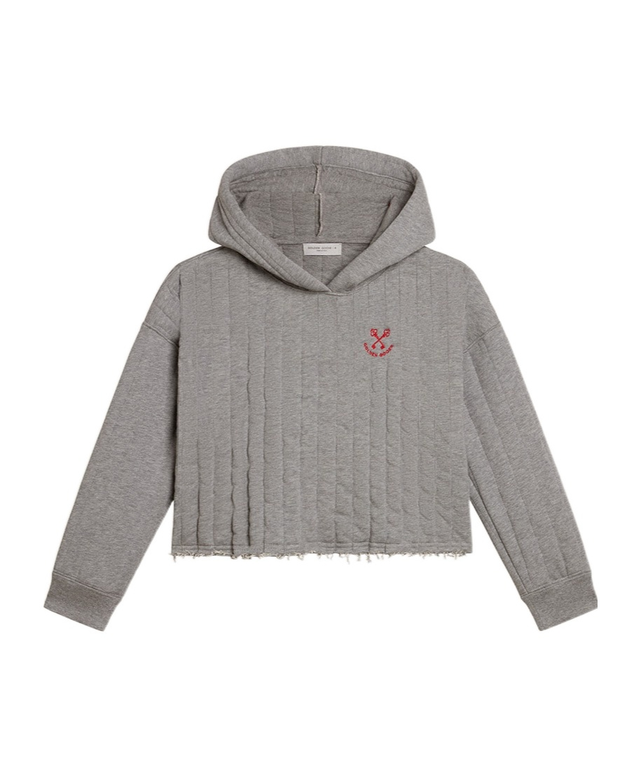 Golden Goose Journey Hoodie In Gray