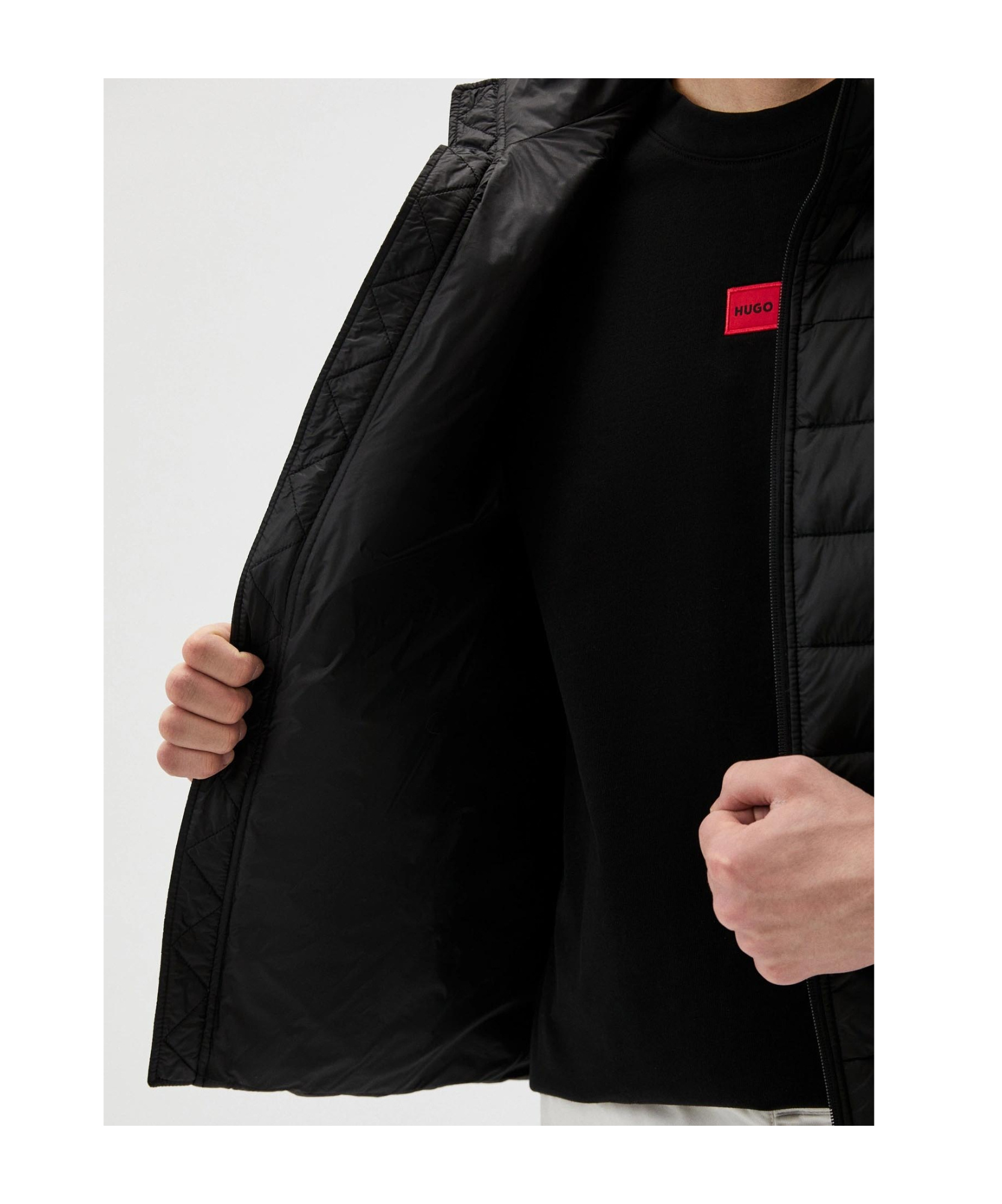 Hugo Boss Oden2 Mens Padded Jacket In Black