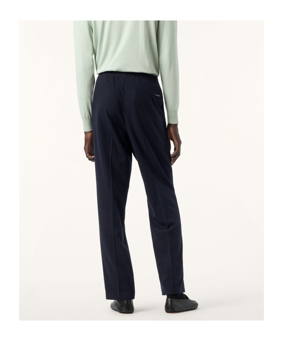 Loro Piana Creased Trousers In Blue