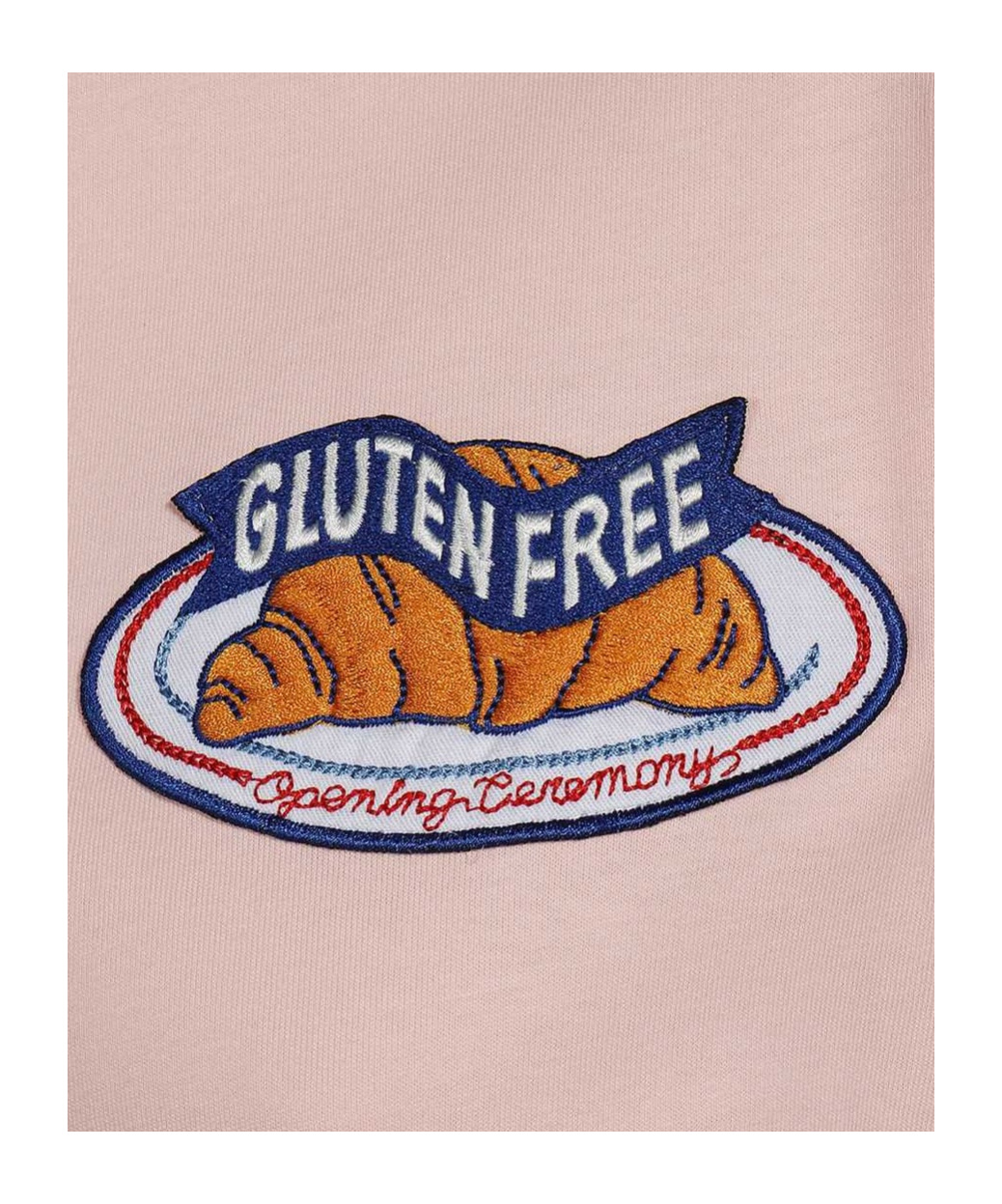 Opening Ceremony Brioches Cropped T-shirt In Pink