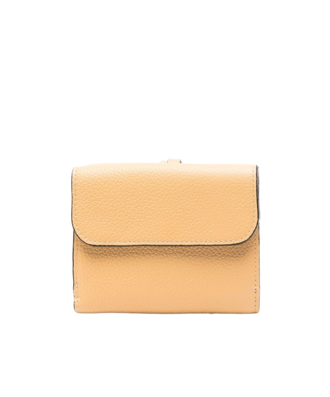 Chloé Logo Trifold Wallet In Nude