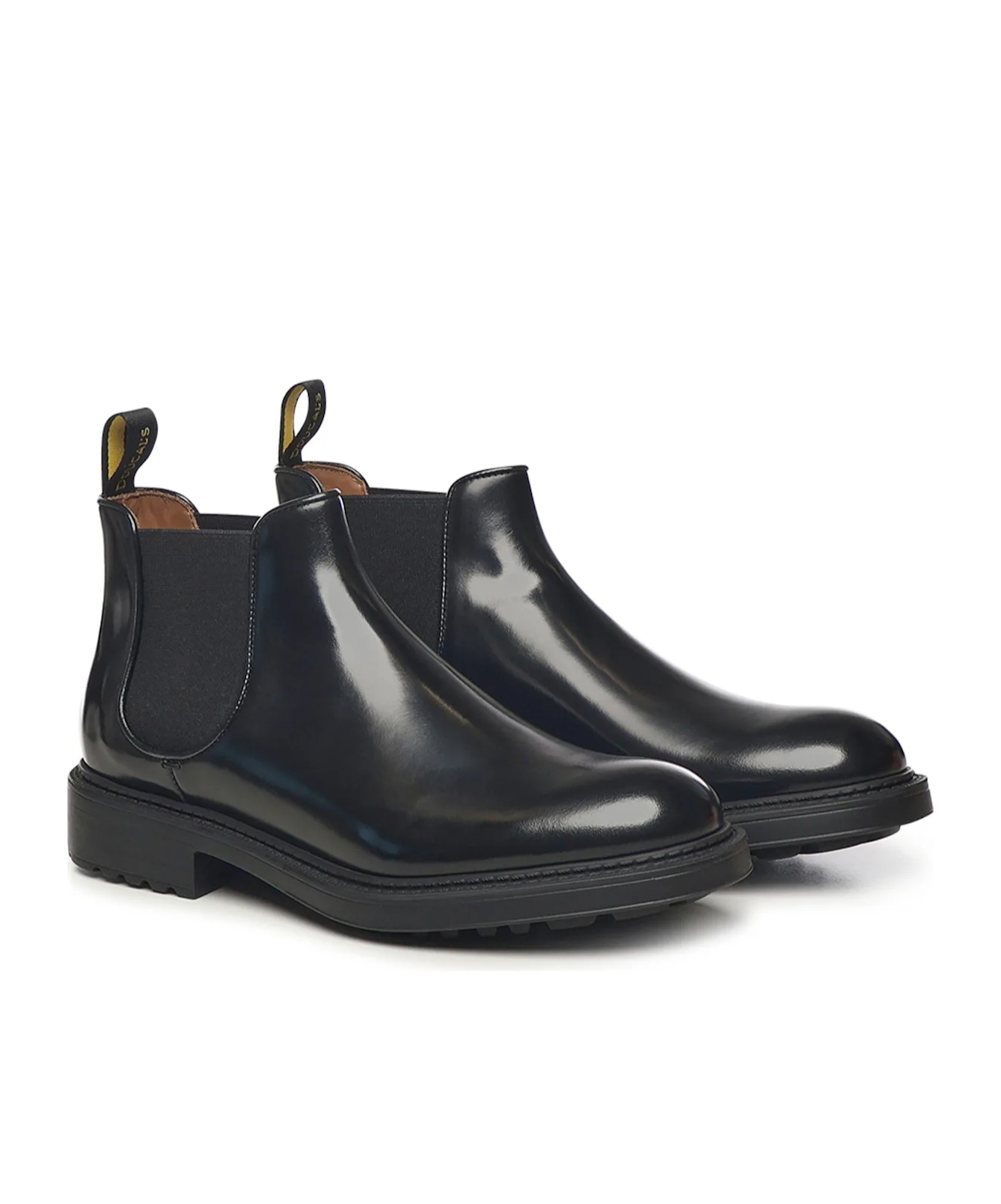 Doucal's Elastic-band Leather Boots In Multi