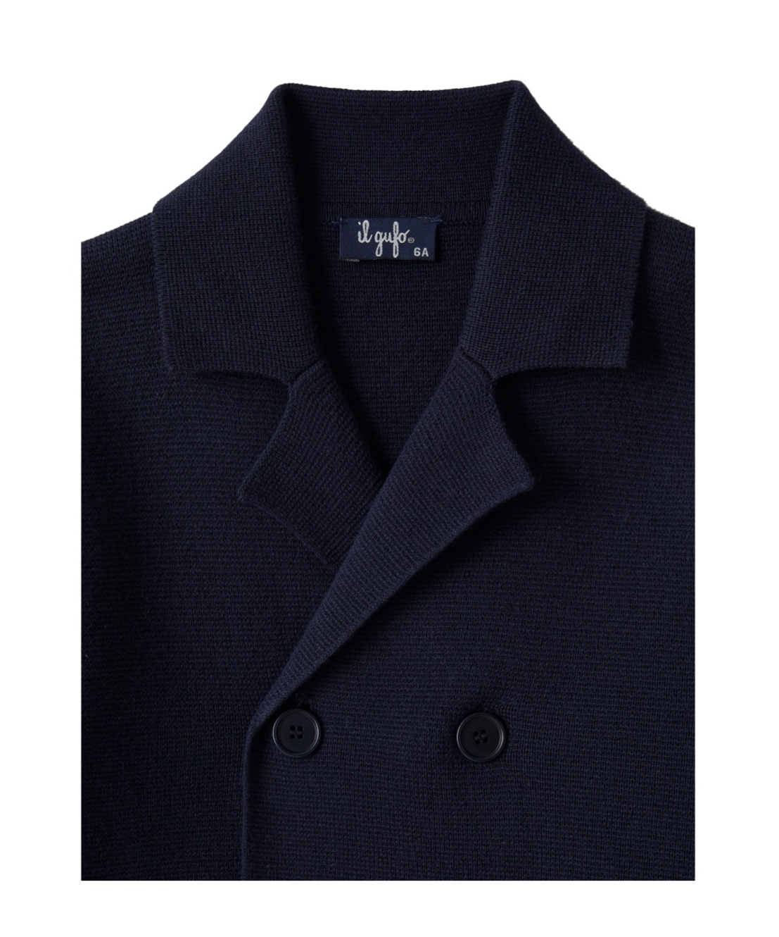 Il Gufo Cotton Cardigan In Blue