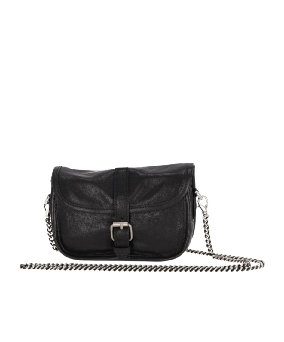 Ann Demeulemeester Flap Shoulder Bag In Black