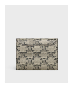 Celine Trimphe Business Card Holder In Nude