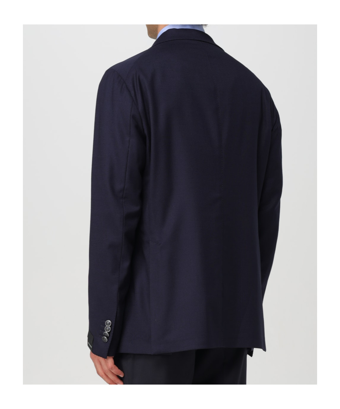 Tagliatore Long-sleeved Suit Coat In Black