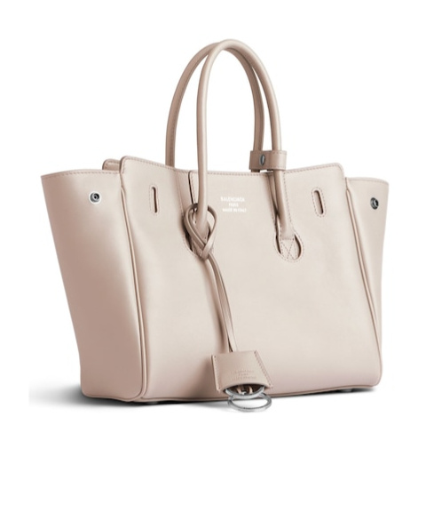 Balenciaga Women's Hampton Carry All Bag Mini In Almond
