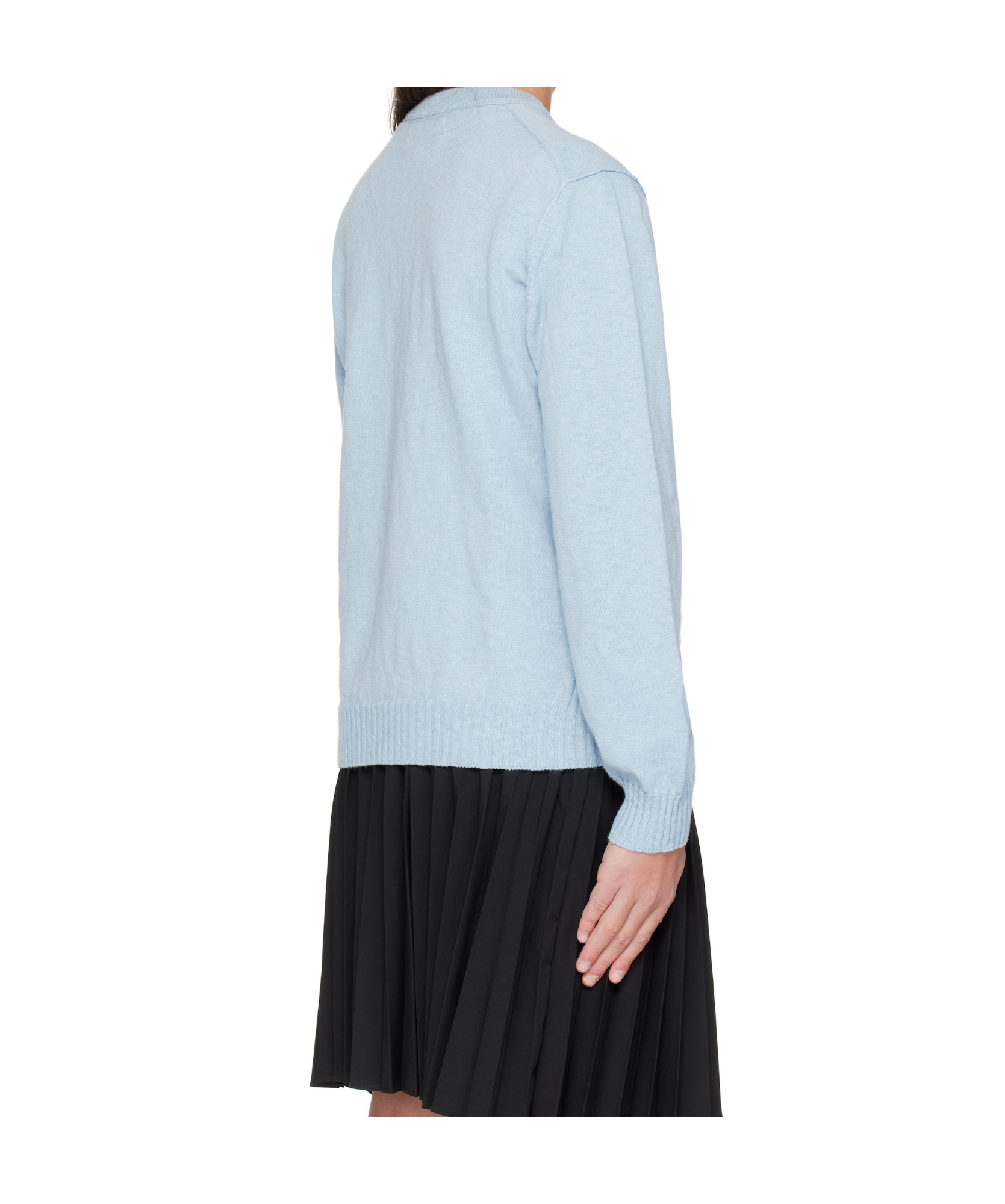 Stone Island Crewneck Sweater In Sky Blue