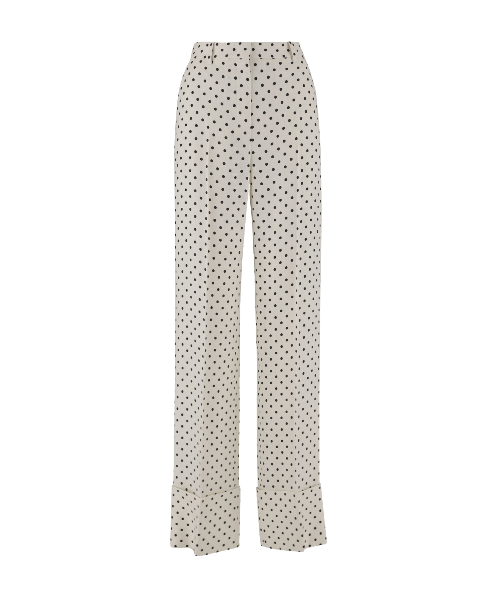 Valentino Belt Loops Slacks In White