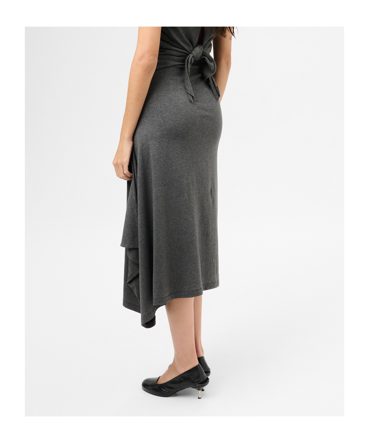 Our Legacy Skirt With Sleeves And Waist Straps In Black