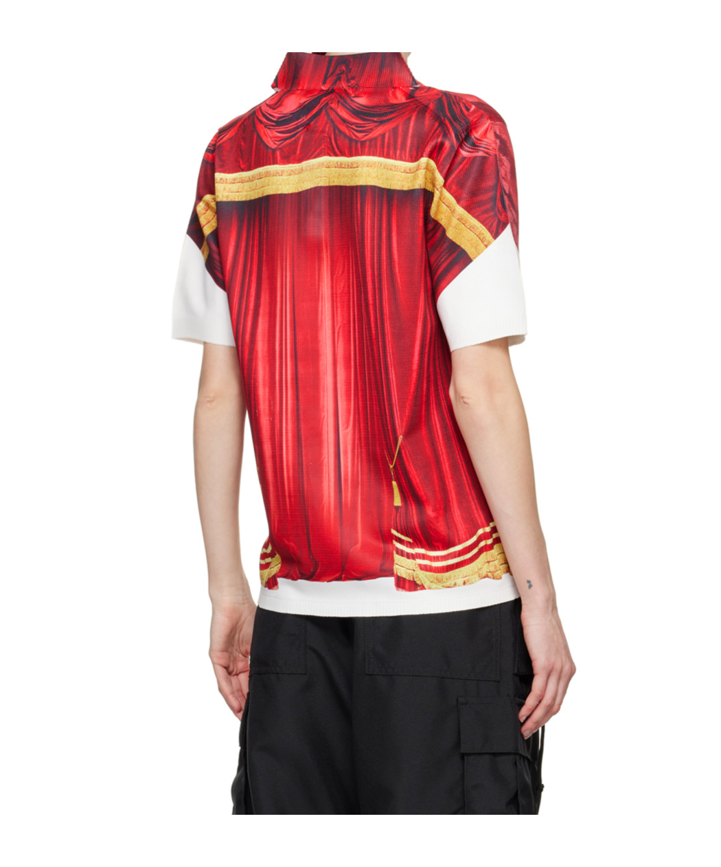 Shop Comme Des Garçons Short-sleeved Polo Shirt
