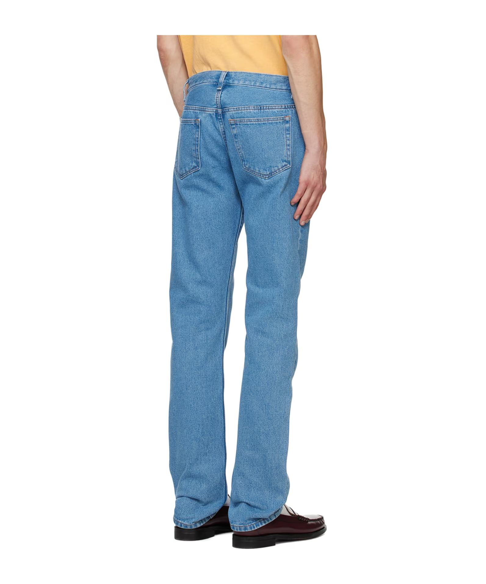 Apc New Standard Jeans In Blue