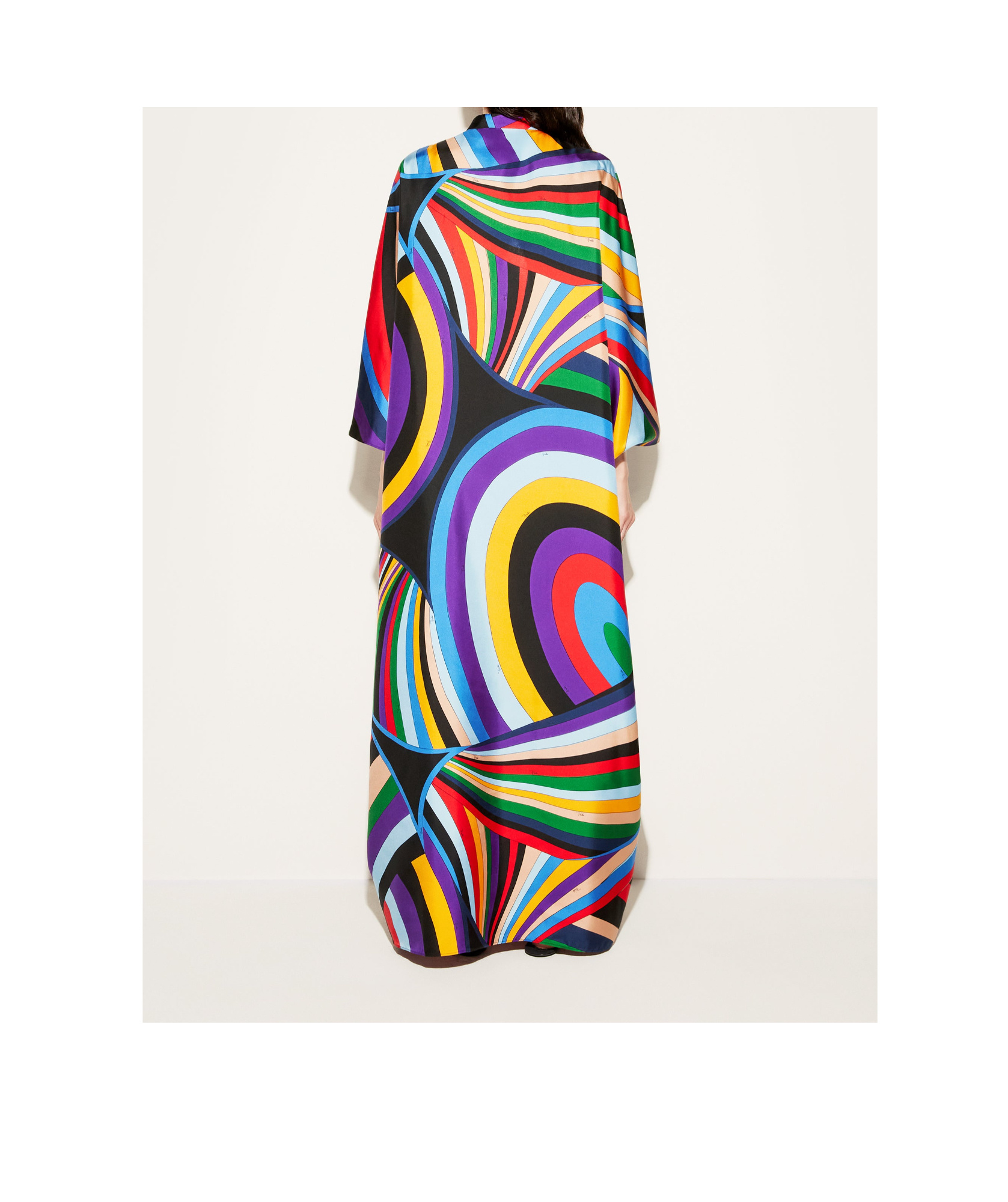 Emilio Pucci Iride-print Kaftan In Multicolor