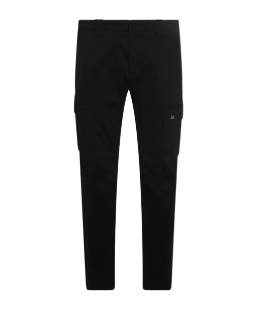 C.p. Company Utility Trousers With Belt Loops And Cargo Pockets In Black