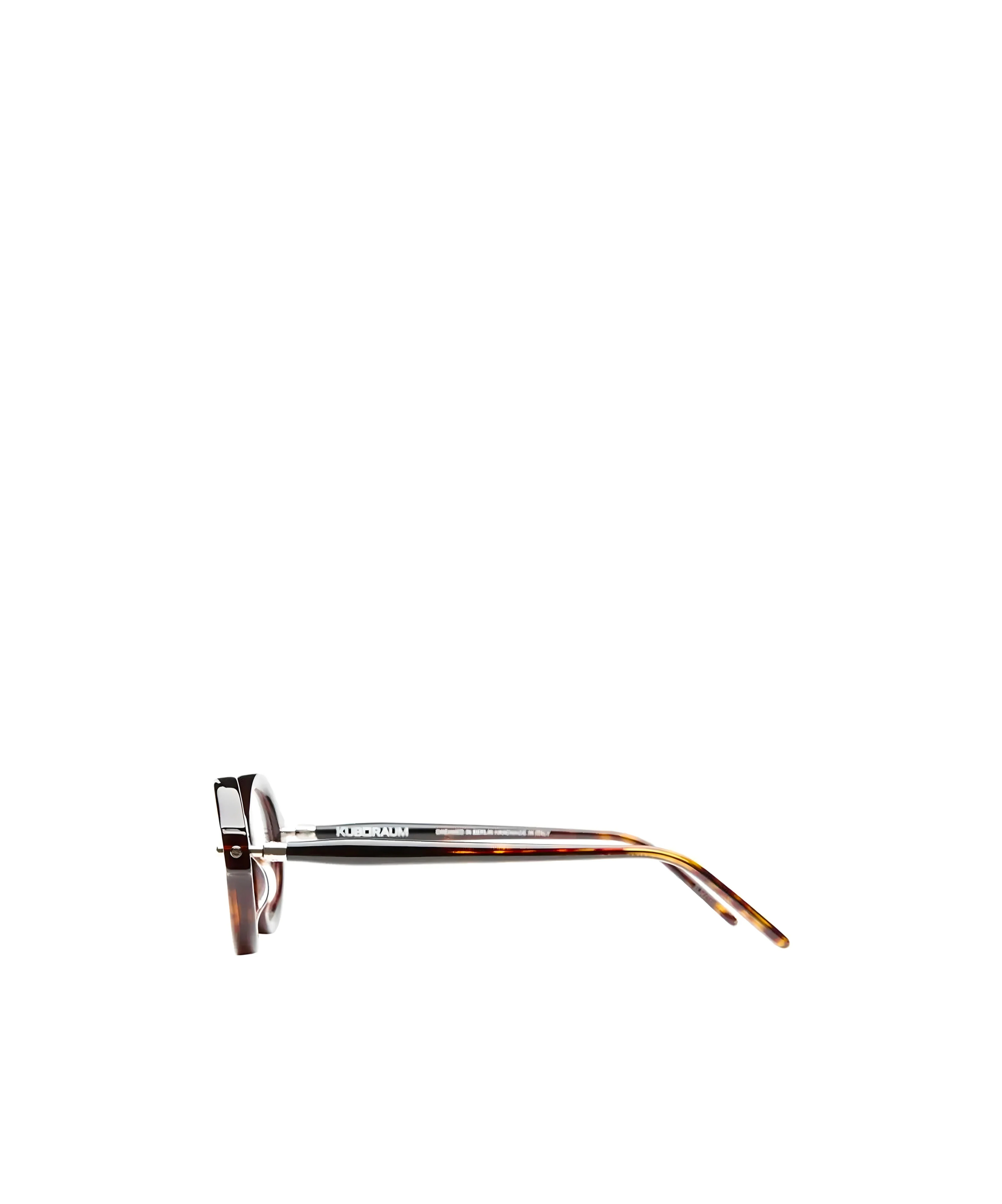 Kuboraum Full Frame Plain Mirror In Brown