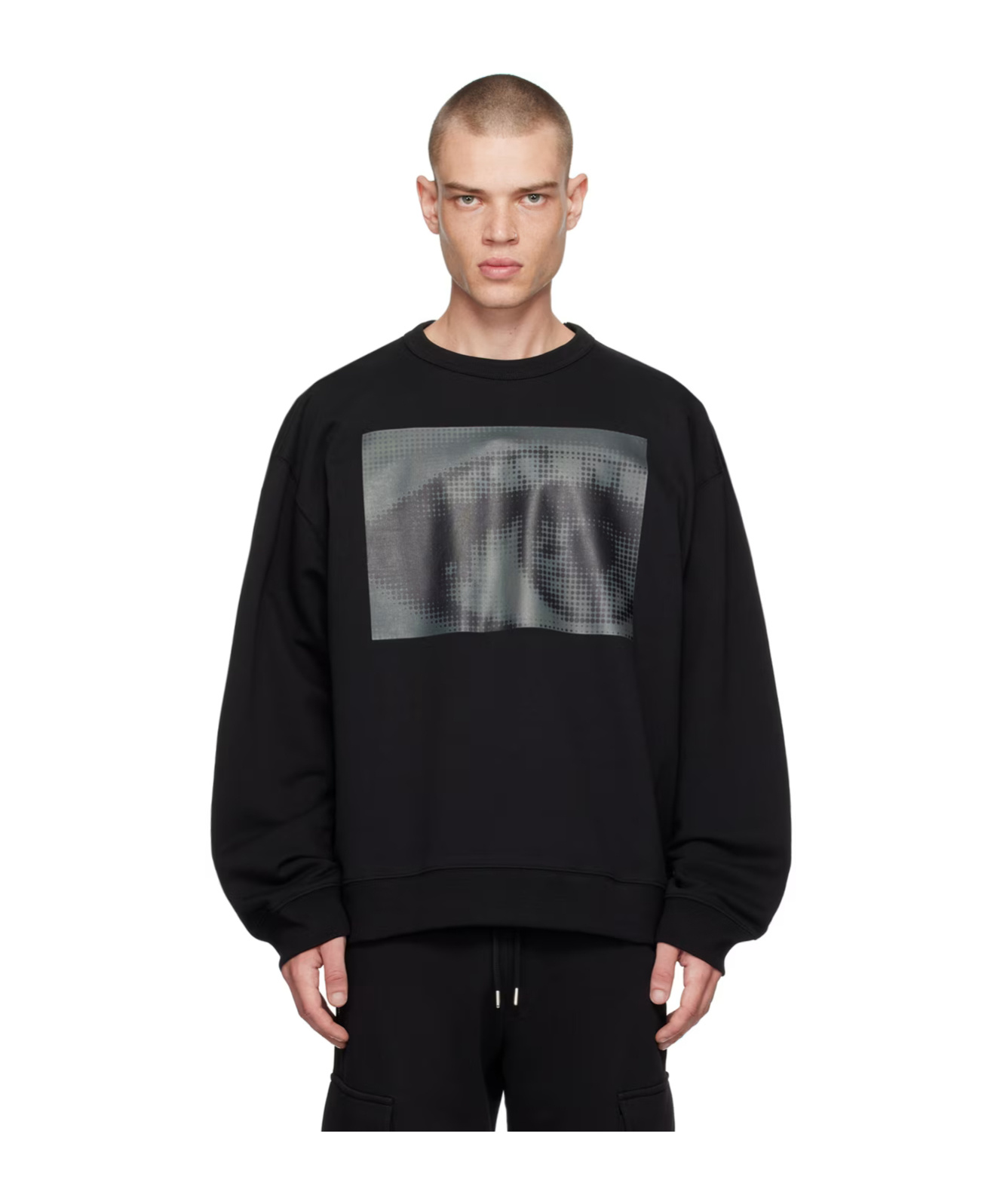 Dries Van Noten Men Sweatshirt With Print In Black