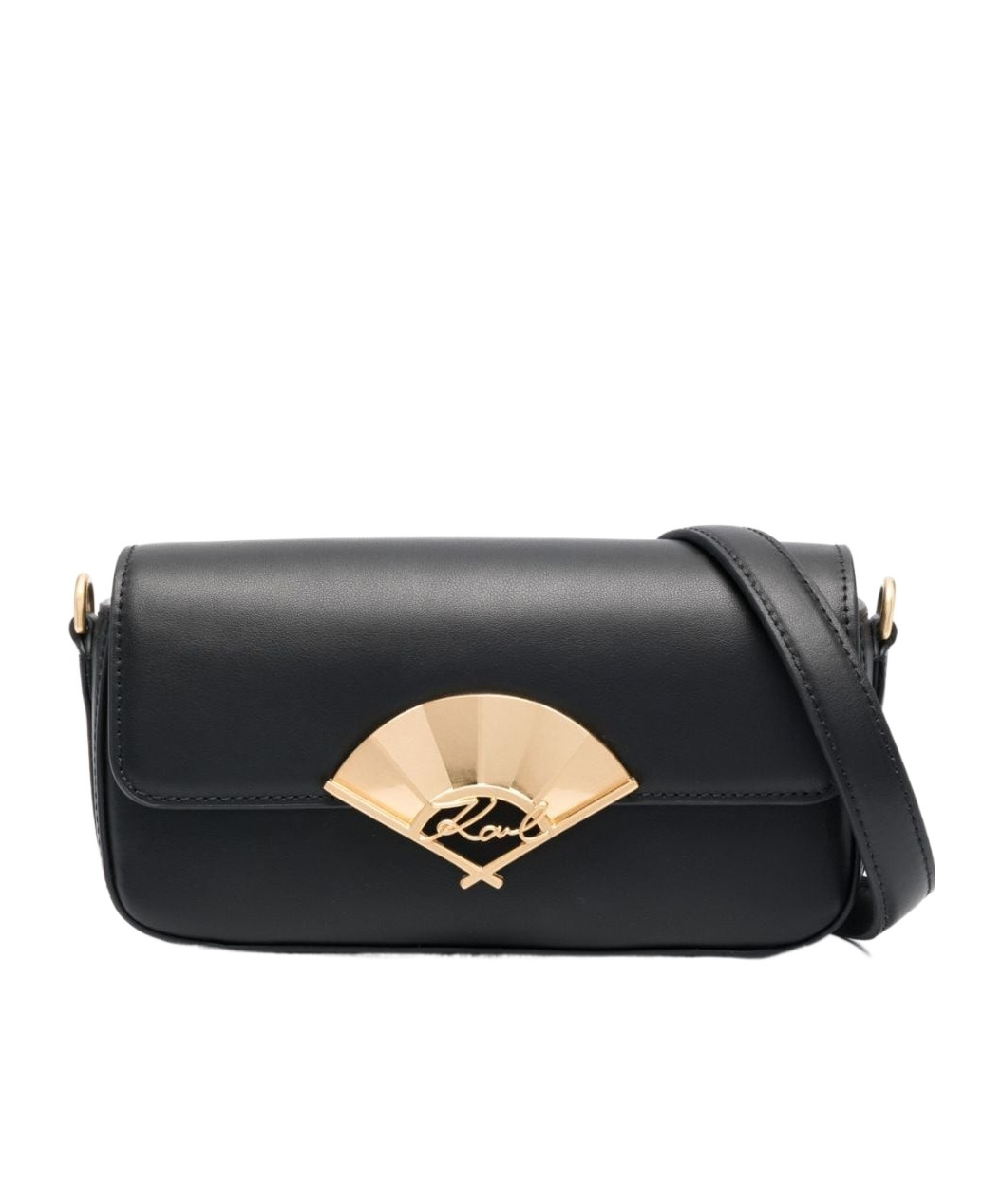 KARL LAGERFELD K/SIGNATURE FAN CROSSBODY BAG 