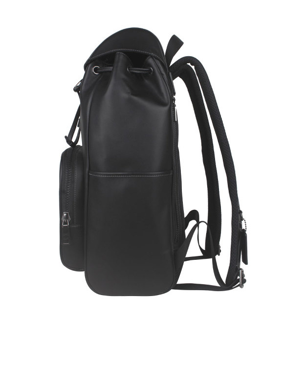 Coach Logo Backpack In Black
