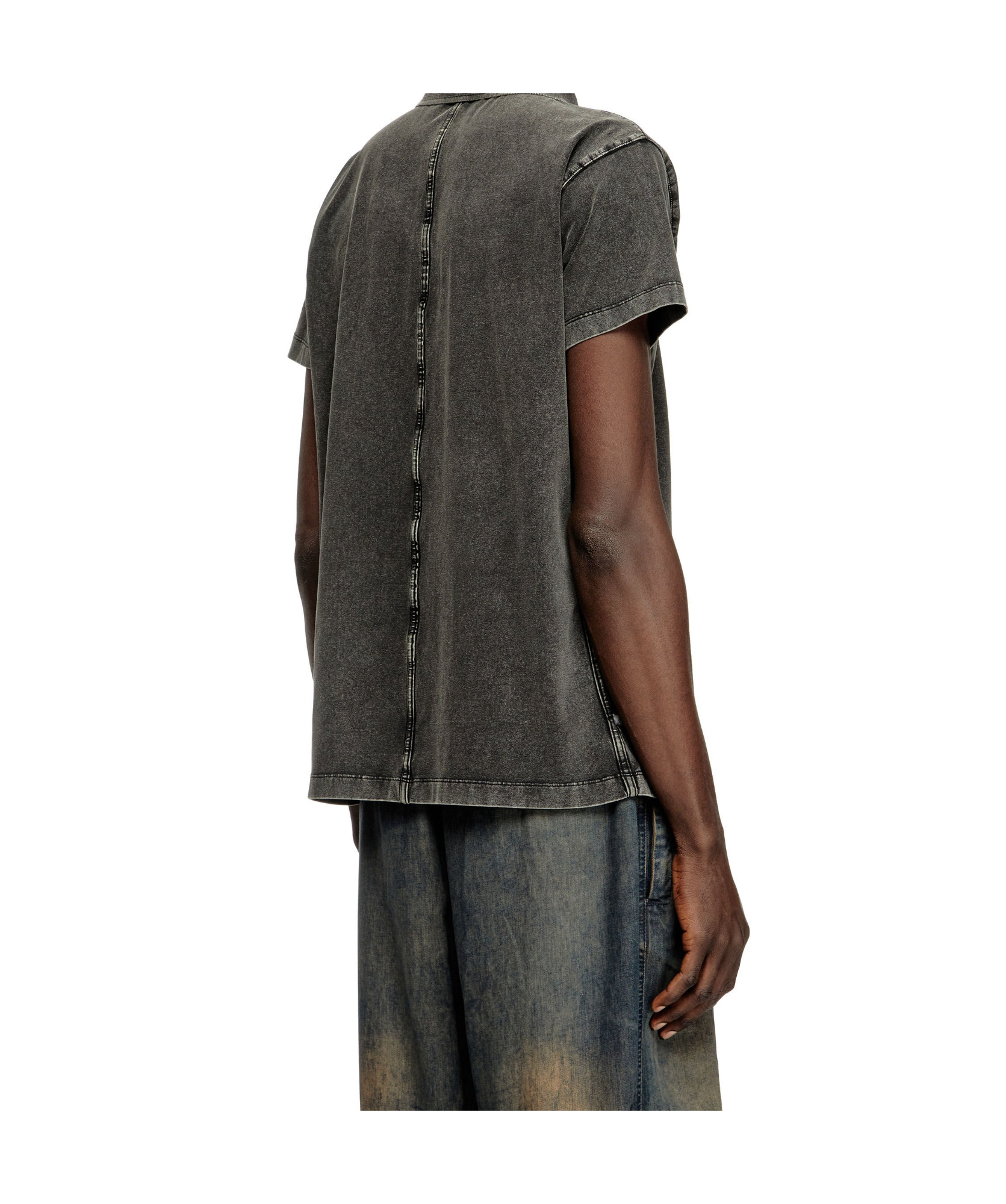 Diesel T-nomely Polo Shirt In Black