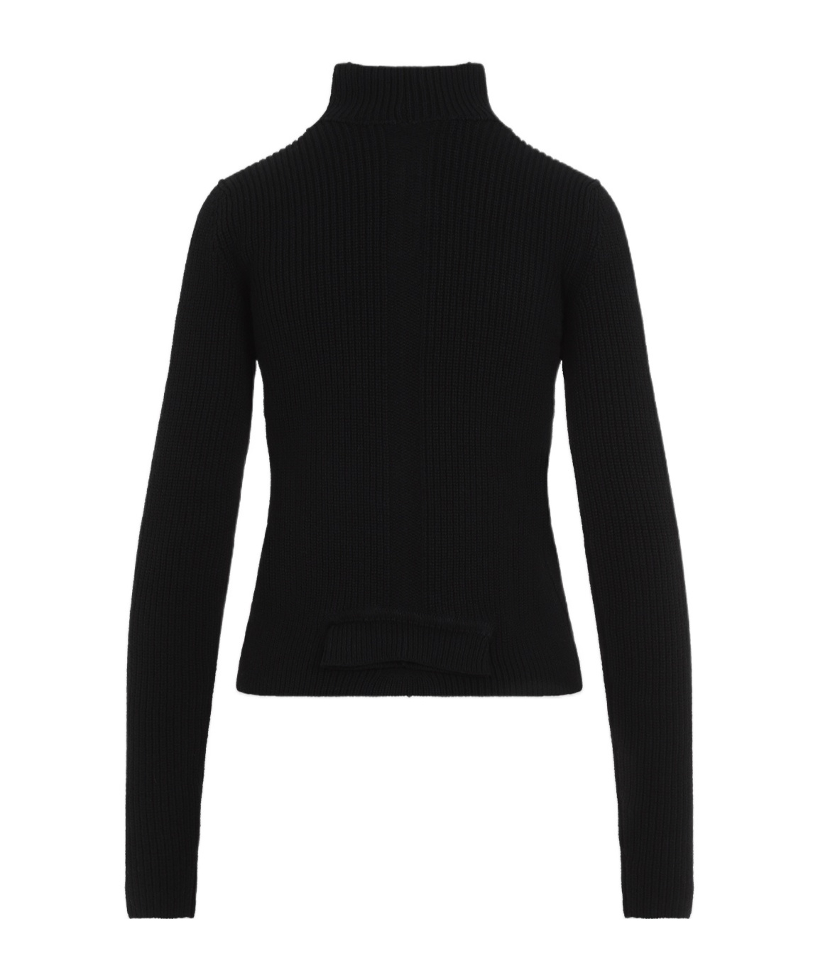 Rick Owens Womens Black Headon Double Lupetto High Neck Cashmere-blend Jumper In Black