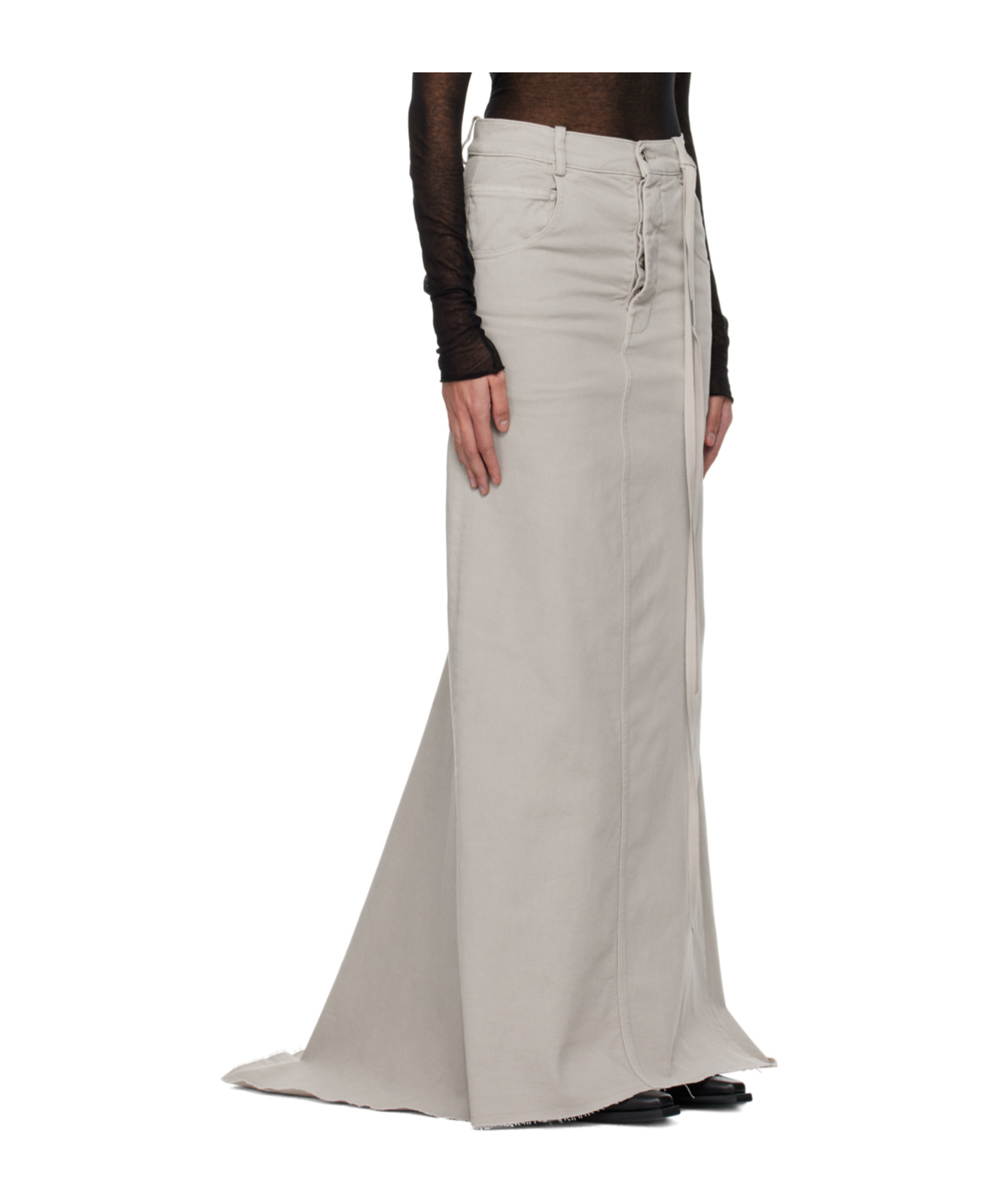 ANN DEMEULEMEESTER GOELE DENIM SKIRT 