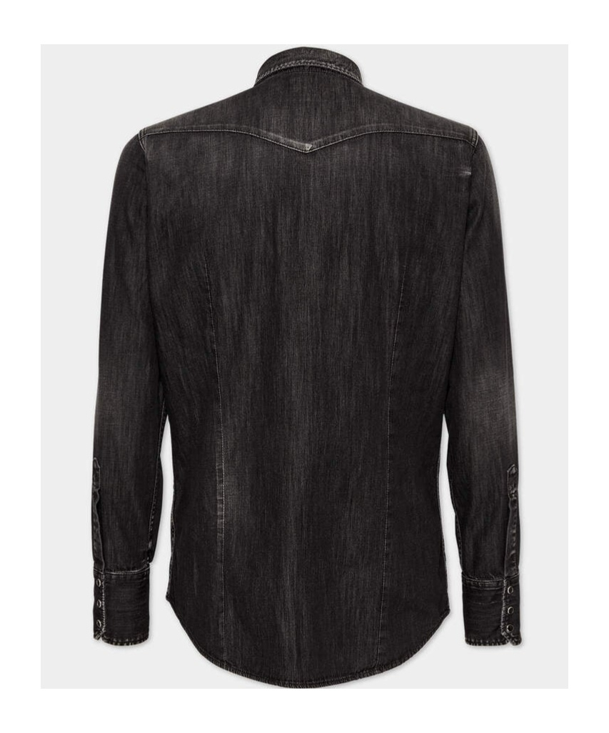 Dsquared2 Classic Western Shirt In Black