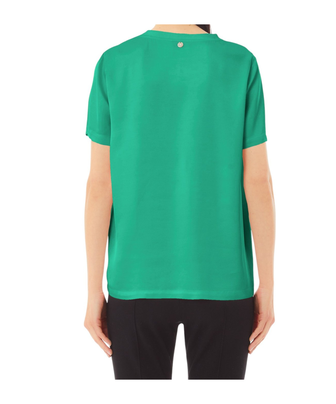 Liu •jo Satin Crewneck T-shirt