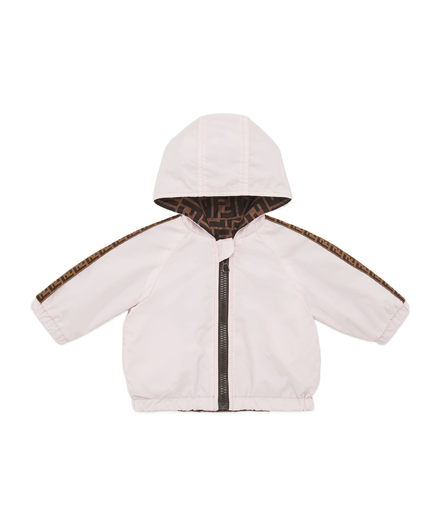 Fendi Long-sleeved Double-sided Jacket In Pink